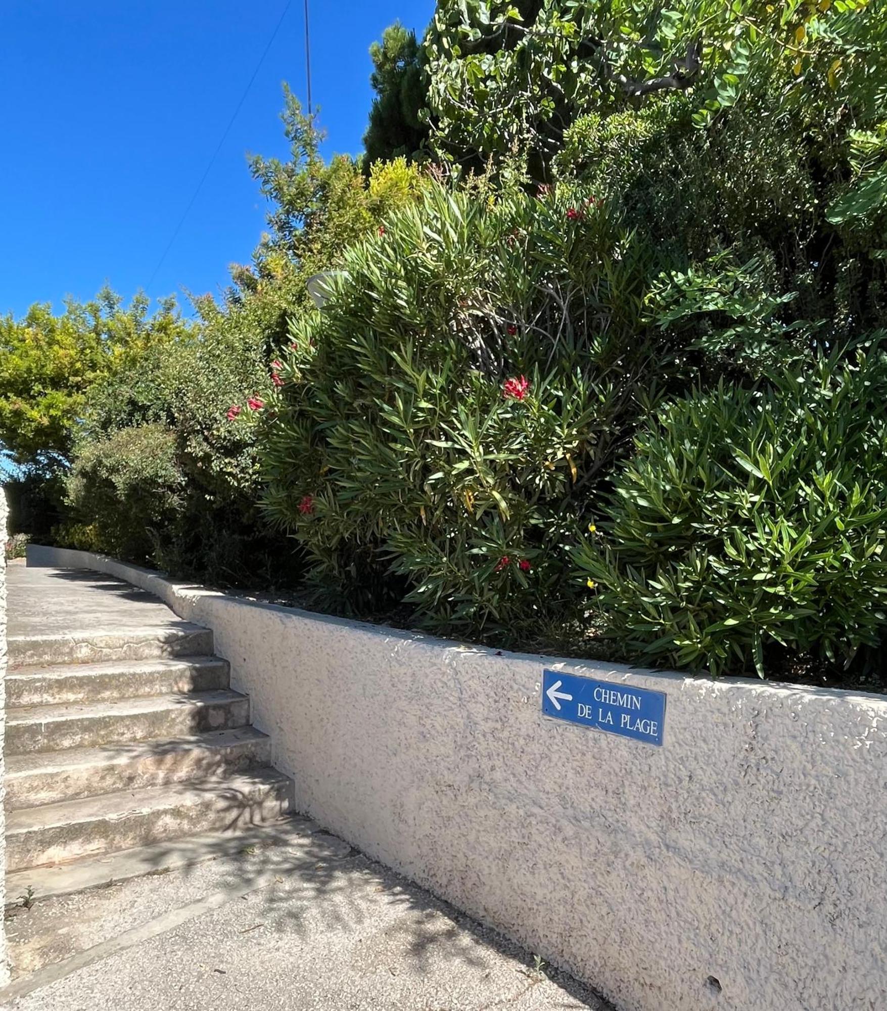 Studio Cosy En Bord De Mer Saint-Cyr-sur-Mer Eksteriør billede